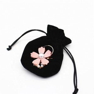 Customized Logo Printing Mini Satin Gift Bag Small Drawstring Jewelry Pouch with Personalized Design <b>Textile</b> <b>Packaging</b> - Product Image 6
