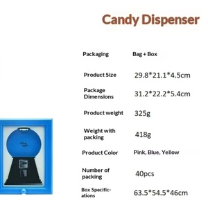 เครื่องขายลูกอมหลากสีสันสำหรับตกแต่งผนัง ของตกแต่งบ้านแบบแขวน หลายสีสันสำหรับวันหยุดแสนสนุก ขายส่ง - Product Image 5