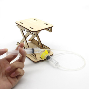 Kit de Escritorio de Madera con Altura Ajustable, Ensamblaje Manual, Juguete Educativo de Ciencia para Niños de 7 a 9 Años, Herramienta de Aprendizaje STEM con Formas Geométricas - Product Image 1