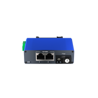 Convertisseur de média de qualité industrielle Mini 1 Port SC Fiber 2 Port 10/100M Montage sur rail Din Convertisseur fibre SMF MMF vers Ethernet