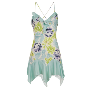 Vestido Camisero con Estampado Floral Colorido Estilo Francés, con Volantes, Cuello en V, Espalda Descubierta, Mini Vestido Sexy para Mujer - Product Image 6