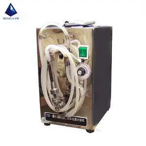 Полуавтоматическая пневматическая машина для розлива жидкости/компактная машина для упаковки пластиковых мешков