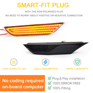 Led seqeuntial blinker phía trước Fender Side Marker bật tín hiệu ánh sáng cho Nissan Gtr R35 Coupe GT-R Nismo V6 2007-2022 26180-62b0a - Product Image 4