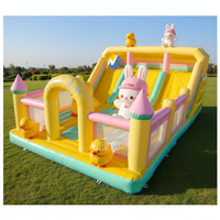 Château gonflable pour enfants en PVC durable à prix avantageux, avec toboggan, aire de jeux gonflable, parc d'attractions avec souffleur