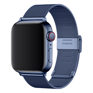 Pulsera milanesa RYB, correa de metal de acero inoxidable con hebilla para Iwatch Ultra 10 <span class=keywords><strong>SE2</strong></span> 7 6 SE 5 4 3 - Product Image 5