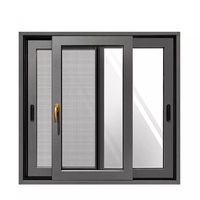 Aluminio Sala de estar Acero inoxidable Aleación de aluminio moderna Ventanas y puertas de aluminio corredizas Vertical 2 años