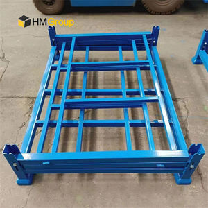 Estantería Metálica Plegable y Apilable para Almacenamiento en Almacenes de 4-6 Pisos, con Recubrimiento en Polvo, Personalizable, para Rollos de Textiles - Product Image 4