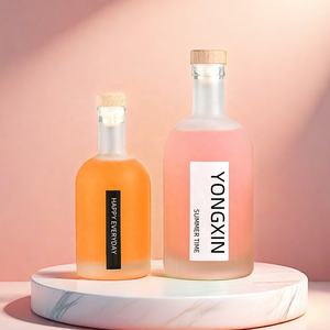 Botella De Cristal vacia personalizada transparente Para zumo Leche Agua licor Vino Oliva Vodka whisky Tequila - Product Image 3