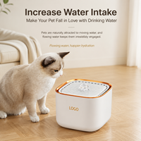 Fontaine à eau automatique pour chat en promotion – Distributeur d'eau intelligent de luxe, sûr et rechargeable avec filtre et pompe pour animaux de compagnie