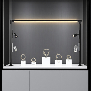 15 Wát cao cấp nhôm <span class=keywords><strong>Led</strong></span> Showcase ánh sáng hiện đại mini theo dõi Tủ hiển thị COB Chip cao CRI 90 <span class=keywords><strong>Dimmable</strong></span> cho đồ trang sức giới thiệu - Product Image 6