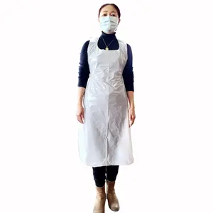 Medical Protective Cleaning Cheap Disposable Polyethylene Factory Price Household Kitchen PE Apron For Adults
