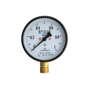 เกจวัดความดันออกซิเจนเซี่ยงไฮ้ เทียนชวน รุ่น YO-100 0-1.6MPa เกจโลหะแบบเกลียว - Product Image 4