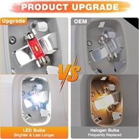 Plafonnier LED de lecture pour console supérieure, éclairage de carte, lampe de toit intérieure pour Ram OE 1DK78BD1AA, 1DK78TL2AA