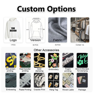 Sudadera de Invierno de Lujo para Hombre, Relleno de Lana y Plumón, Peso Pesado, Color Negro Bicolor, Hombros Caídos, Doble Capa, para Viaje - Product Image 4