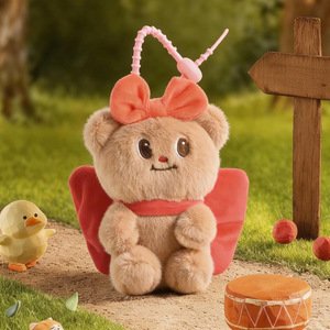 Orsetto di peluche super morbido per bambini, ciondolo giocattolo, regalo di compleanno, in cotone PP, per abbracciare e dormire - Product Image 4
