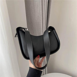 Nouvel Arrivage Sac à Bandoulière Chic et Polyvalent en Cuir PU, Style Français Tendance, Asymétrique, à Bretelle Unique, Luxueux et Zippé - Product Image 2