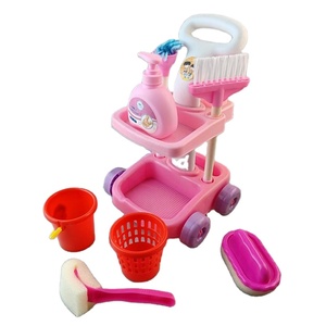 Jouets <span class=keywords><strong>de</strong></span> simulation <span class=keywords><strong>de</strong></span> maison intérieure Toysbase, <span class=keywords><strong>chariot</strong></span> <span class=keywords><strong>de</strong></span> nettoyage, trousse d'outils sanitaires, jouets pour enfants <span class=keywords><strong>de</strong></span> 2 à 4 ans, unisexe - Product Image 5