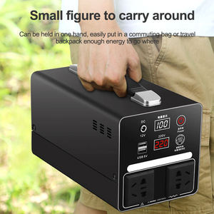 Estación de Energía Portátil para Casa y Auto, 220V 300W, Onda Sinusoidal Pura, Batería Externa de Iones de Litio, Energía Solar de Emergencia - Product Image 6
