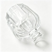 Bouteille diffuseur de parfum élégante en verre gaufré avec bouchon en verre 100ml 150ml – Flacon d'arôme pour emballage de parfum d'intérieur