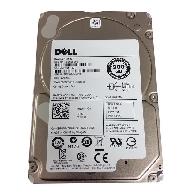 Dell 900G 2.5 15K SAS Hot Sale UNPROFOR Internal Hard Drive Dell SSD Available for Servers Hard Drive