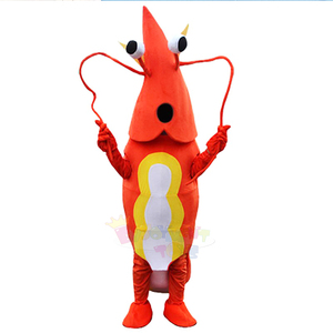 Disfraz de Mascota de Camarón y Cangrejo para Adultos, Divertido, con Antenas Móviles, para Actuaciones Callejeras - Product Image 5