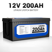 Baterai LiFePO4 12V 200Ah Deep Cycle dengan BMS untuk RV, Solar, Marine, dan Motor Trolling