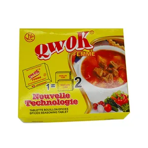 QWOK stock cube new chicken flavor soft 60 tablets seasoning cube bouillon de poulet saveur de cube