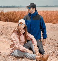 Veste réversible unisexe 3 en 1 de haute qualité, grande taille, coupe slim, chaude, imperméable et coupe-vent, manteau fonctionnel d'extérieur à capuche