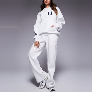 Tuta da Jogger e felpa <span class=keywords><strong>donna</strong></span> inverno 2 pezzi comoda ed elegante per l'esercizio o il tempo libero - Product Image 1