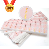 Impression personnalisée de logo, autocollant imperméable, emballage pour petites entreprises, étiquette autocollante colorée