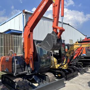 Mini-excavatrice d'occasion de 6 tonnes Hitachi Zx60 à vendre Excavatrice d'occasion Hitachi ZX55 ZX60 ZX70 avec godet neuf - Product Image 1