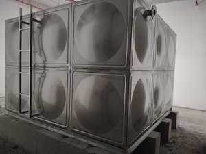 Serbatoio d'Acqua Sezionale Personalizzato in Acciaio Inox da 10000 Litri con Pompa, Marca HuiHeng - Product Image 4