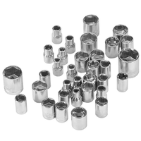 Ensemble de clés à douille outils 40 pièces 3/8 pouces entraînement universel voiture auto réparation outil à main cliquet clé à douille ensemble outils kit boîte à main