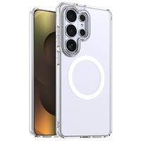 Funda Magnética Antigolpes para Samsung Galaxy S26 Ultra Plus, TPU+PC 2en1, Tacto Mate, Compatible con Galaxy A57 A27 A26 A55