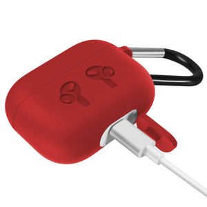 Funda de Silicona de Protección Total con Gancho de Mosquetón, Resistente a Caídas y Arañazos para AirPods Pro <span class=keywords><strong>2</strong></span> 3.ª Generación, Diseño Multicolor - Product Image 3