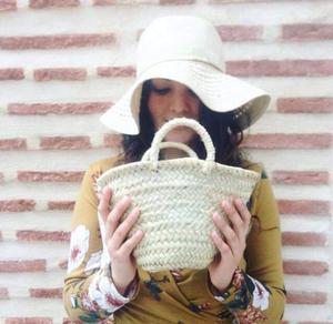 Petit panier marocain en paille, magnifiquement fait à la main - Product Image 1