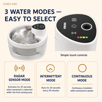 Nouvelle Fontaine à Eau Intelligente Transfrontalière pour Chats, Rechargeable, Sans Fil, à Induction, Distribution Automatique, Protection Contre la Fonctionnement à Sec