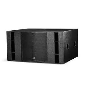 Double haut-parleur de caisson de basses professionnel de 18 pouces pour salles de concert