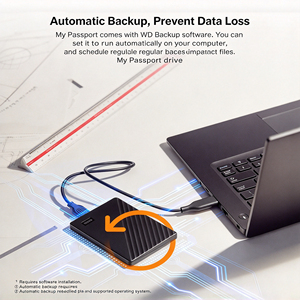 Disque dur externe <span class=keywords><strong>portable</strong></span> <span class=keywords><strong>WD</strong></span> 2,5 pouces haute vitesse USB 3.0 pour stockage de données en masse pour ordinateur <span class=keywords><strong>portable</strong></span> et de bureau - Product Image 4