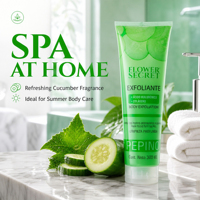Gel Exfoliant au Concombre Secret Floral Acide Hyaluronique Collagène OEM/ODM Disponible Distributeurs Recherchés