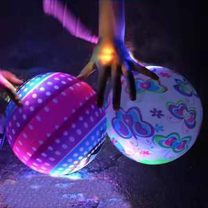 Shiny Football Toy Shiny Leather Soccer <strong>Ball</strong> Basketball Swing <strong>Ball</strong> <strong>Luminous</strong> Football Glowing Inflatable <strong>Ball</strong> in the Dark - Product Image 3