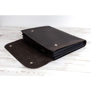 Đầy đủ Hạt Da <span class=keywords><strong>accordion</strong></span> 5 túi thư mục tập tin A4 tài liệu tổ chức - Product Image 5