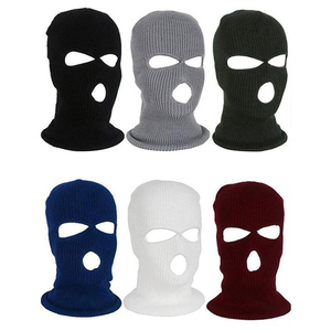 Logo personnalisé Unisexe Cagoule <span class=keywords><strong>Masque</strong></span> Tricot Intégral Couverture 3 Hole Ski <span class=keywords><strong>Masque</strong></span> Cagoule <span class=keywords><strong>Tour</strong></span> de <span class=keywords><strong>Cou</strong></span> En Gros - Product Image 4