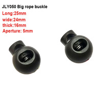 Cordon réglable en plastique à ressort, 8 mm, à trou unique, étanche, classique, sûr, écologique, recyclable, durable, de haute qualité, vente en gros