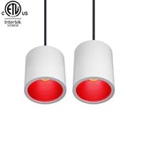 Downlight suspendu intelligent DMX sans fil avec contrôle Wifi, ETL UL DC24V AC100-277V, spot de plafond 15W 50W LED, downlight commercial