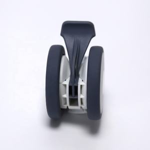 Klappstuhlrollen Schwerlast-Laufrollen M12 Gewindestange Rollen 75mm Gummirad mit Bremsen - Product Image 2