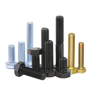 Din933/din931 Hex bu lông lớp 4.8/6.8/8.8/10.9/12.9 Đen/mạ kẽm M8 10 12 16 20 Hex Bu lông đầu - Product Image 1