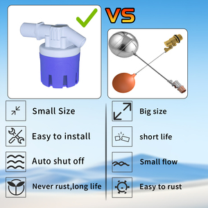 1/2 “3/4” 自动水位控制阀浮球阀水箱自动浮球阀 - Product Image 4