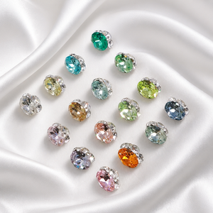 HARVEST Lujosas Aplicaciones de Diamantes de Imitación 3D Sueltos, Facetados, Ovalados, de Base Plana, con Efecto Bling Bling <span class=keywords><strong>para</strong></span> <span class=keywords><strong>Vestido</strong></span> de Novia - Product Image 2