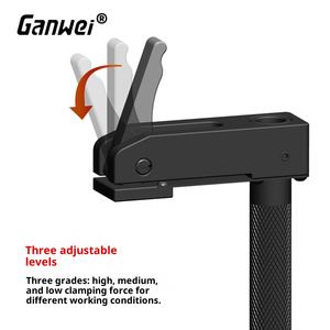 Dispositivo de presión de sobremesa para carpintería, de sujeción rápida, manual, de aleación de aluminio, placa de presión, accesorio de maquinaria, para bricolaje, con sujeción estrecha, pequeño - Product Image 3